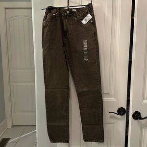 NWT Men’s PacSun brown slim taper denim jeans! 30x30”
